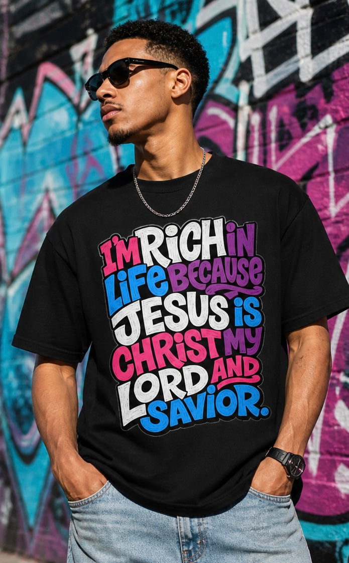Rich In Life T-shirt