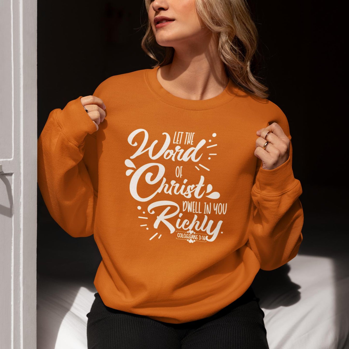 Let the Word of Christ Sweater